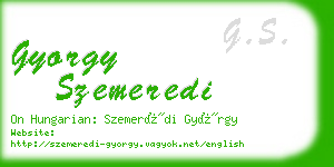 gyorgy szemeredi business card